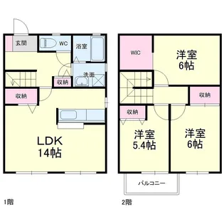 静岡県浜松市中央区広沢3【一戸建】の間取り