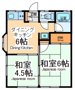 テラス緑が丘【1階】の間取り
