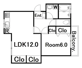 コリーヌ小島【1階】の間取り