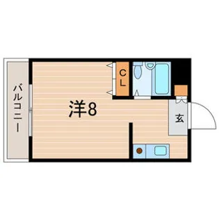 赤松コーポ【2階】の間取り