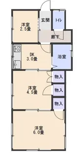 山口県周南市政所1【一戸建】の間取り