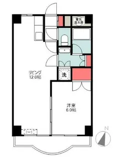 勝どきハイム【7階】の間取り