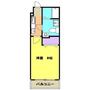 ジュエルハウス【3階】の間取り