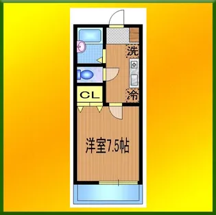 ドミールB棟【1階】の間取り