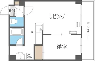セントポーリア七番館【9階】の間取り