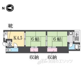 八戸ノ里文化1【1階】の間取り