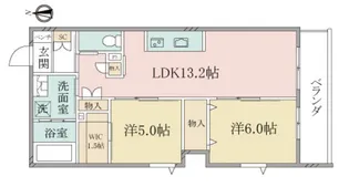 (シニア限定)ヘーベルヴィレッジ練馬平和台~オカバ練馬平和台ヘーベルV【2階】の間取り