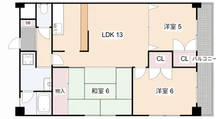 ヌーヴェレールIII【3階】の間取り