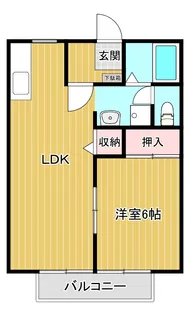 パナタウンセブンB【2階】の間取り