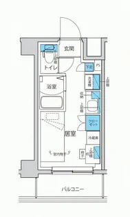 キャンパスヴィレッジ登戸【4階】の間取り