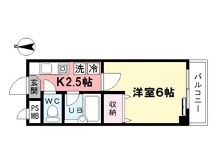 パルクベール下井草【4階】の間取り