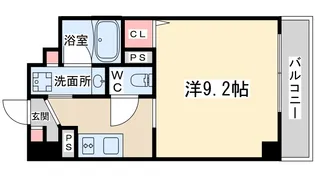 カルムクレール258【7階】の間取り