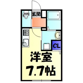 OTS新検見川【2階】の間取り