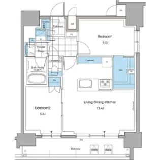 東京都文京区本郷3【マンション】の間取り