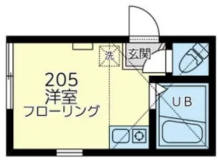 ユナイト妙蓮寺ストリングス【2階】の間取り