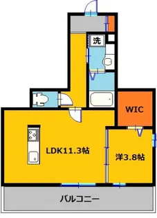 パステルコート【1階】の間取り