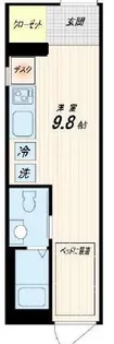Fullea神楽坂【3階】の間取り