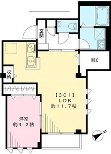 URBAN MAISON 千寿【3階】の間取り
