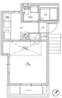 グラインドロッジII【2階】の間取り