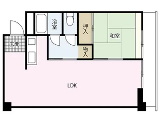 出島ビル【4階】の間取り