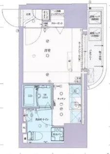 ハウスセゾン新板橋【12階】の間取り