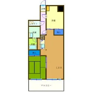 ケンジントンコート成田【1階】の間取り