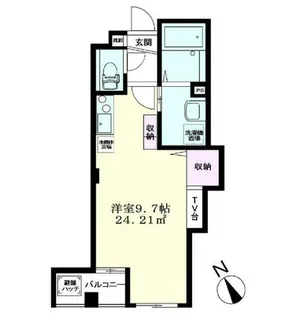 ジョイフル旗の台【3階】の間取り