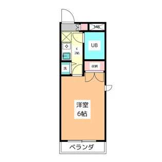 カサグランデ蓮根【2階】の間取り