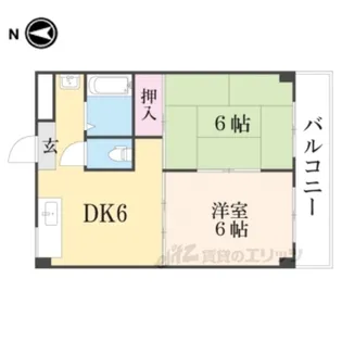 プラムA【4階】の間取り