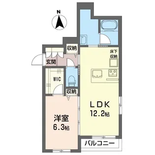 サニーコート【1階】の間取り