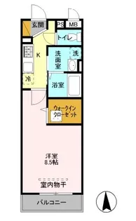 埼玉県草加市住吉1【アパート】の間取り