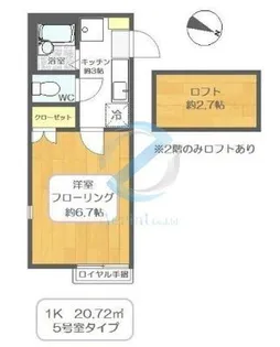 東京都江戸川区新堀2【アパート】の間取り