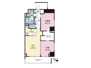 Grace Court Meguro【5階】の間取り