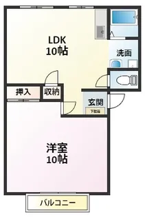 アーバンライフ西岡屋【1階】の間取り