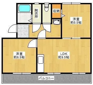 コンチェルト東合川II【1階】の間取り
