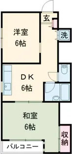 東京都墨田区千歳1【マンション】の間取り