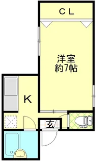 コーポあむーる【2階】の間取り