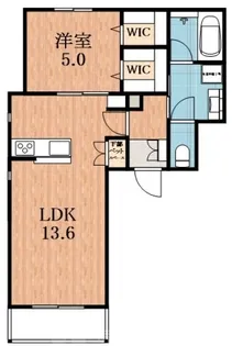 大阪府大阪市阿倍野区阪南町1【マンション】の間取り