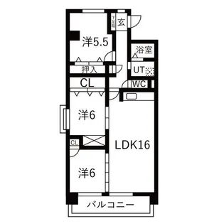 エルスタンザ原【2階】の間取り