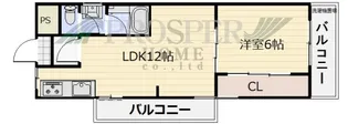 マンション清寿苑【3階】の間取り