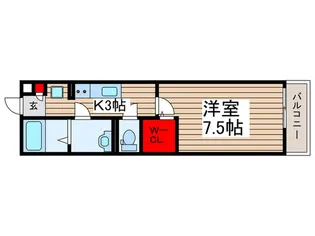 グレイス大久保【1階】の間取り