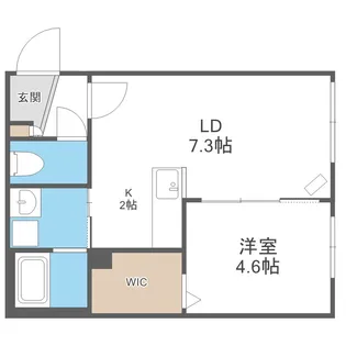 北海道札幌市西区八軒三条西1【マンション】の間取り