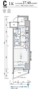 SYFORME KOMAZAWA-DAIGAKU【10階】の間取り