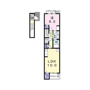 シャルマンビップ【2階】の間取り