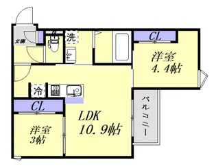 REGALEST-F 矢野駅前【1階】の間取り