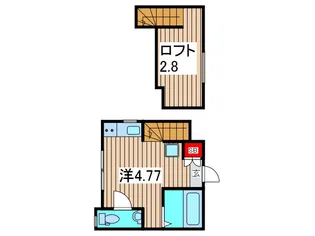 Liberta本前川【2階】の間取り
