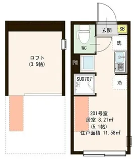 Park Terrace 富士見台【2階】の間取り