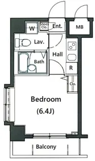 ガラ・シティ武蔵小杉【8階】の間取り