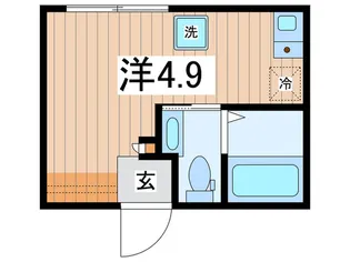 TTプレイス錦糸町【5階】の間取り