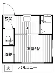 メゾンもり【2階】の間取り